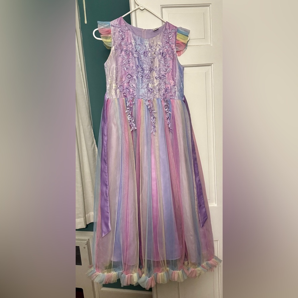 Lavender and Pink Kids Dress